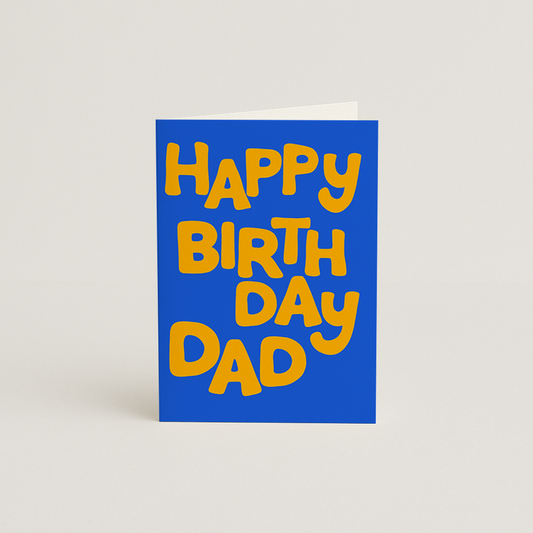 Happy Birthday Dad Card