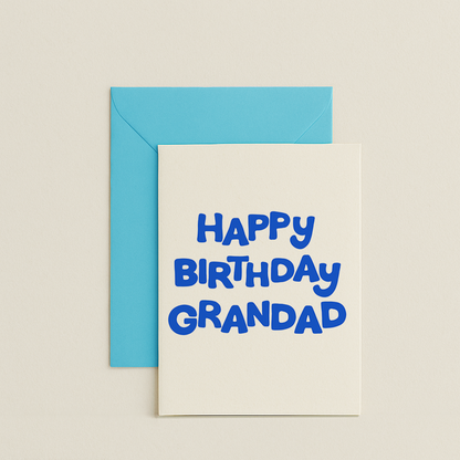 Happy Birthday Grandad Card