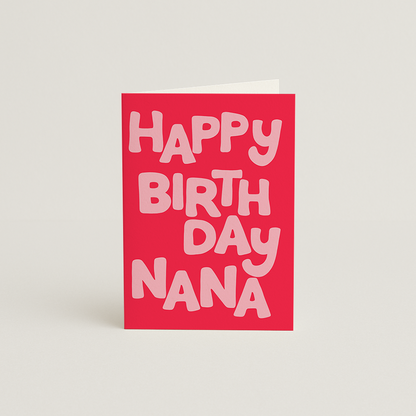 Happy Birthday Nana Card