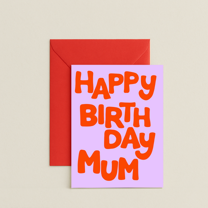 Happy Birthday Mum Card