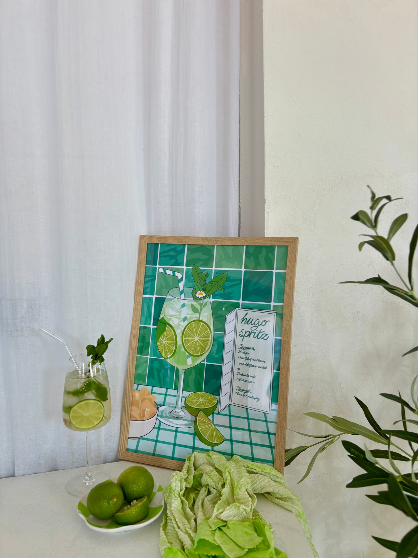Hugo Spritz Illustrated Art Print