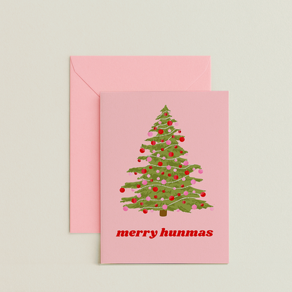 Merry Hunmas Christmas Card