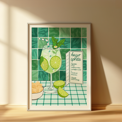 Hugo Spritz Illustrated Art Print
