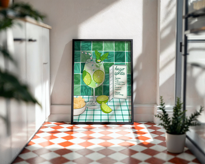Hugo Spritz Illustrated Art Print