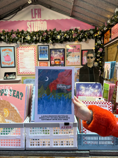 Customisable Gallagher Hill Art Print