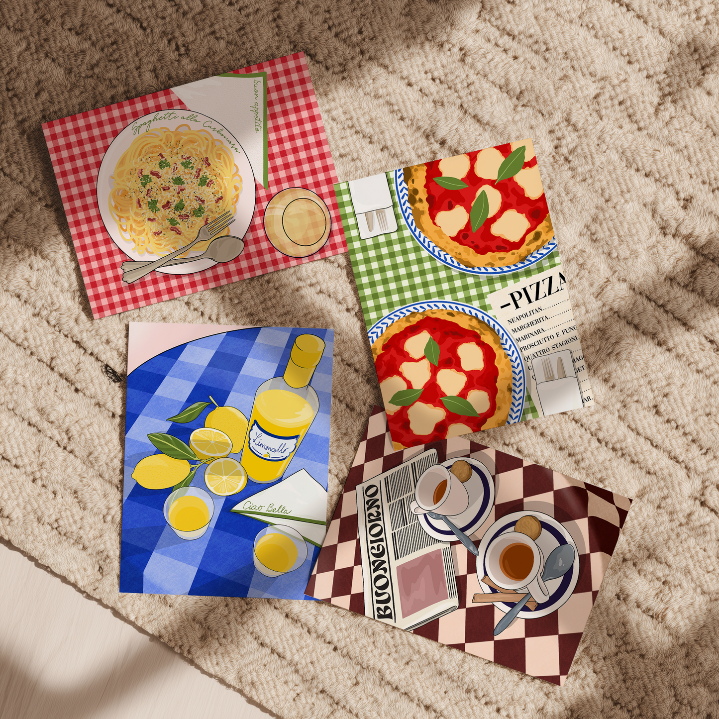 Italian Food Print Lucky Dip