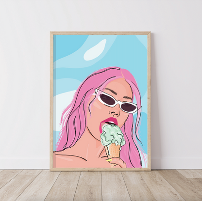 Ice Cream Print