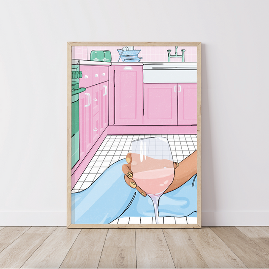 Kitchen Floor Print