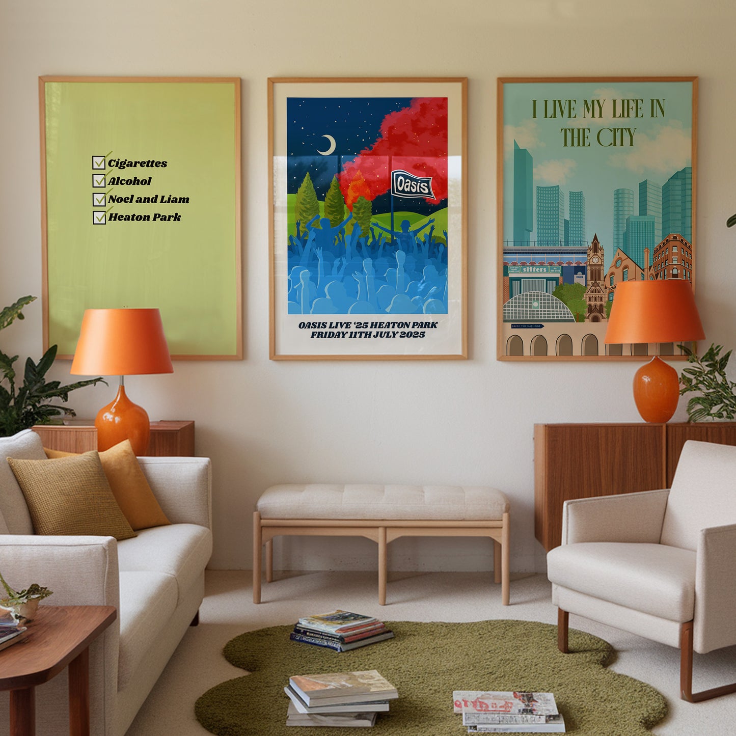 The Oasis Heaton Park Print Bundle