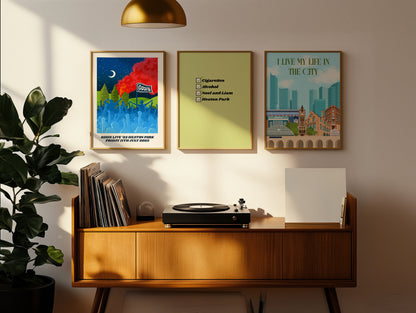 The Oasis Heaton Park Print Bundle