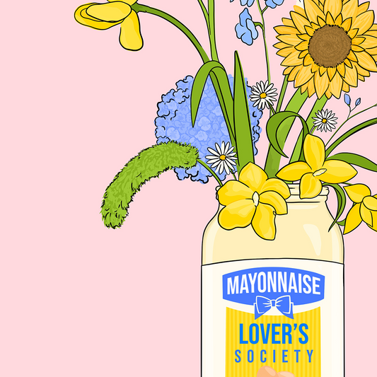 Mayonnaise Lover Illustrated Print