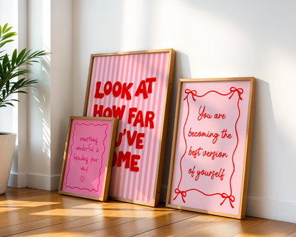 Something Wonderful Typography Art Print