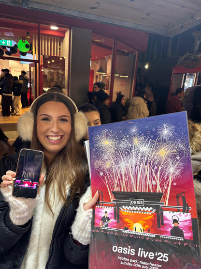 Customisable Oasis Mania UK Tour Stage Art Print