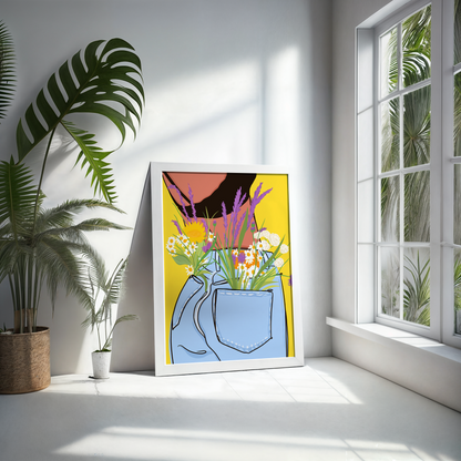 Pocket of Flowers Print