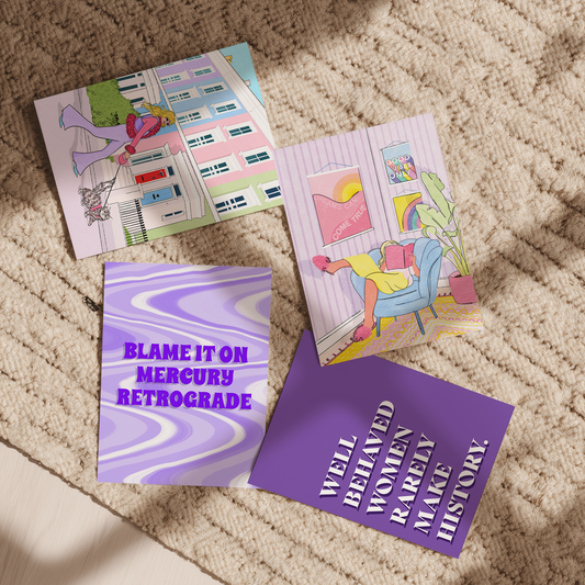 Purple Print Lucky Dip