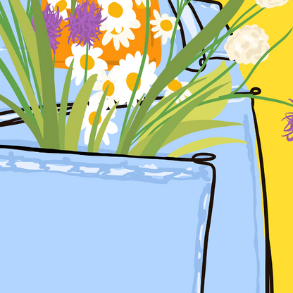 Pocket of Flowers Print