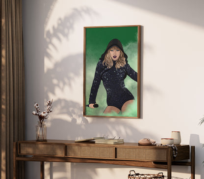 Taylor Swift Reputation Illustrated Print