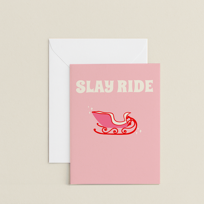 Slay Ride Christmas Card