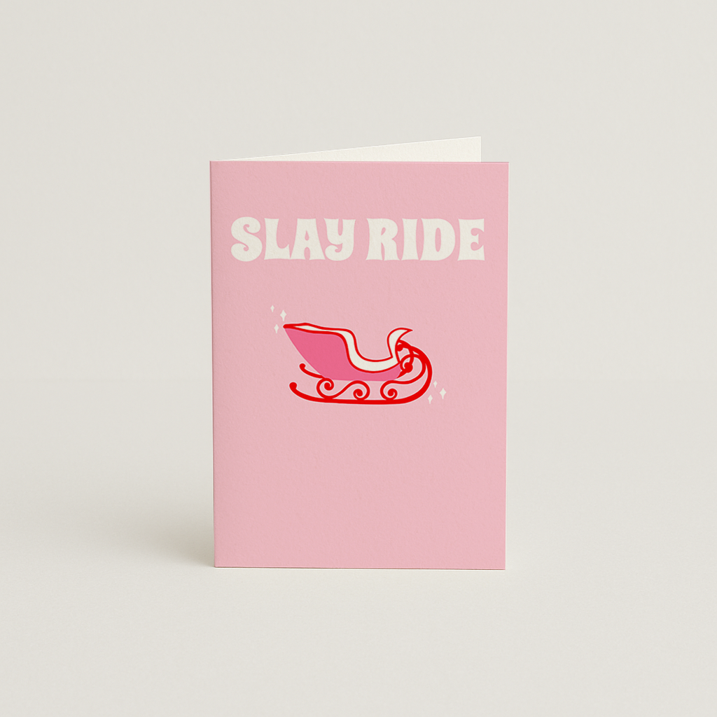 Slay Ride Christmas Card