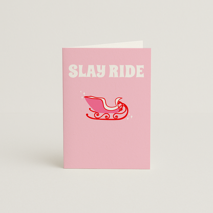 Slay Ride Christmas Card