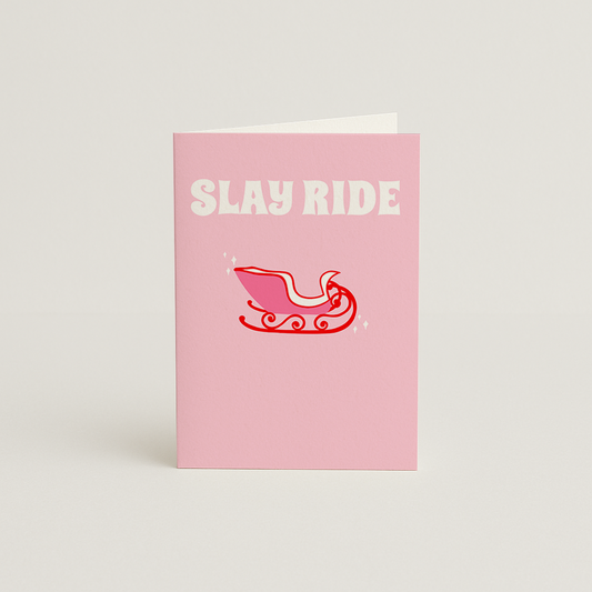 Slay Ride Christmas Card