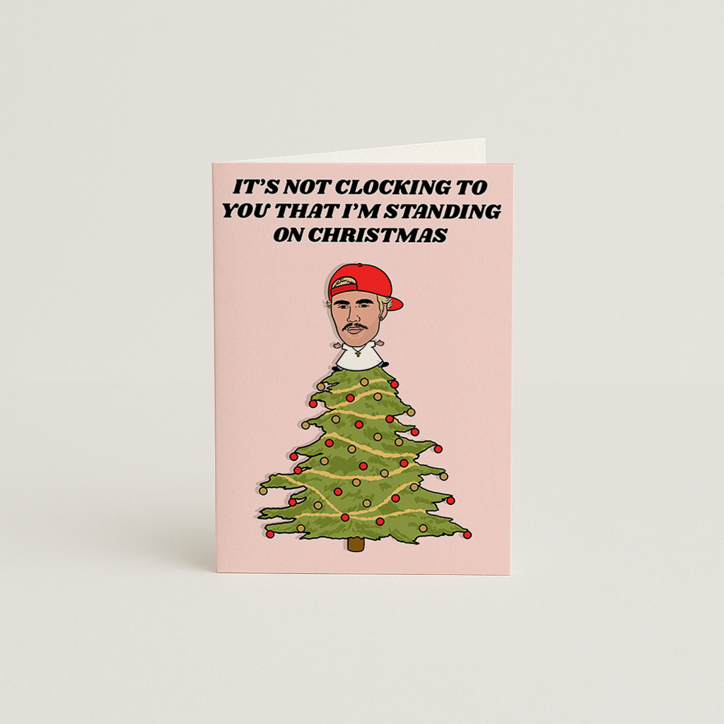 Standing On Christmas Card