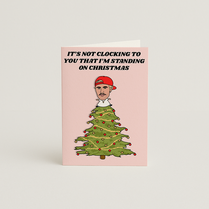 Standing On Christmas Card