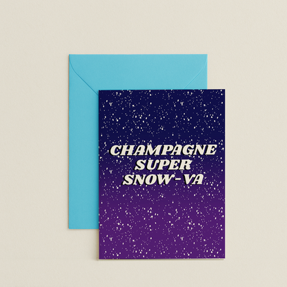 Super Snow-va Oasis Christmas Card