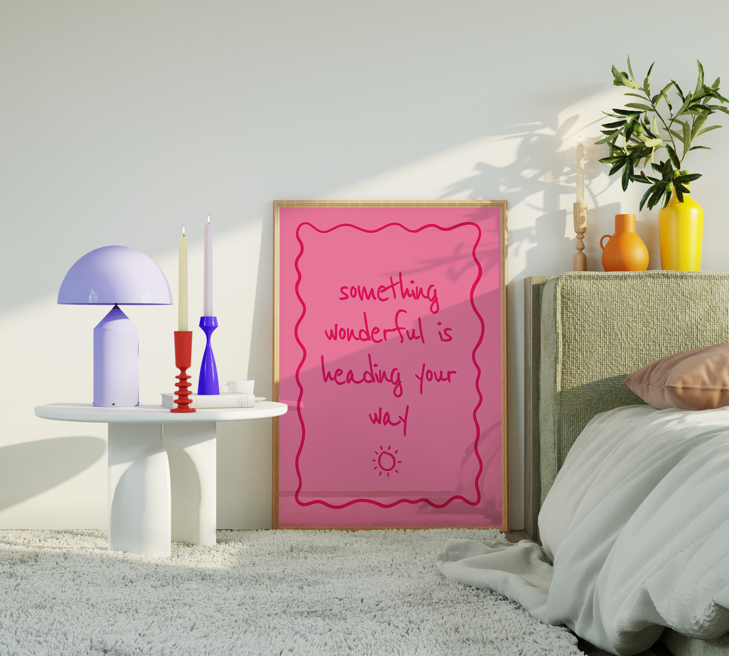 Something Wonderful Typography Art Print