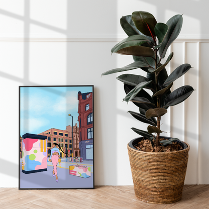 Stevenson Square Manchester Print