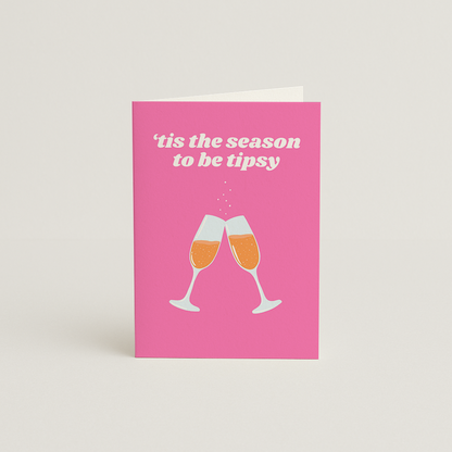 Tipsy Season Christmas Card