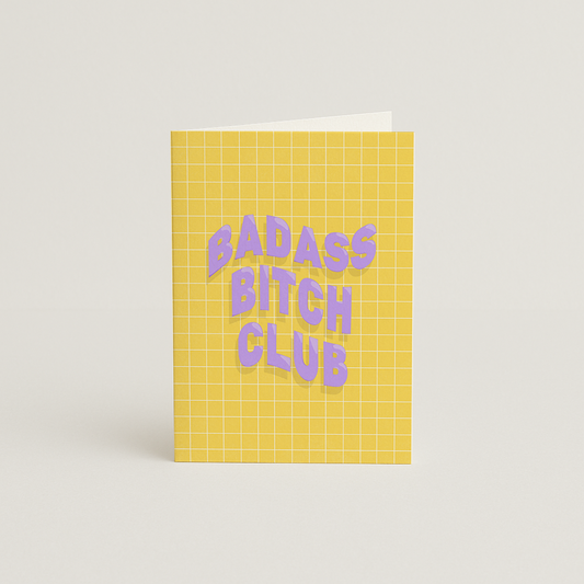 Badass Bitch Club Card
