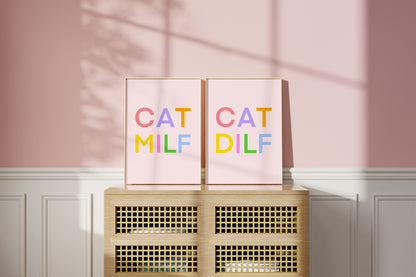 Cat Milf Print