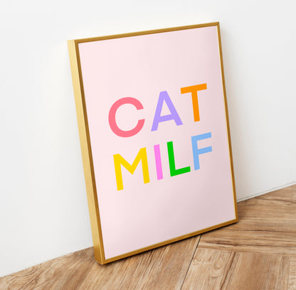 Cat Milf Print