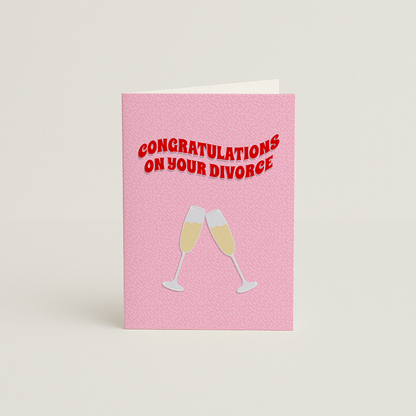 Congratulations On Your Divorce Card