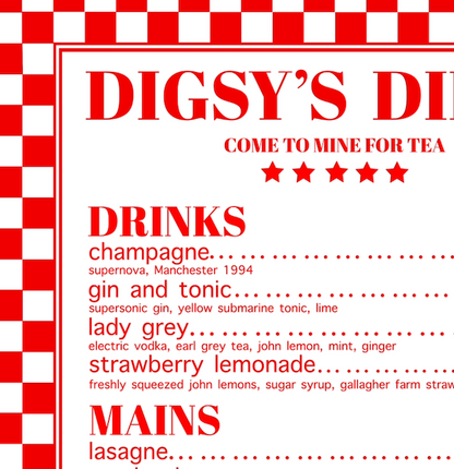 Digsy's Diner Oasis Print