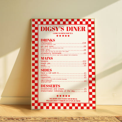 Digsy's Diner Oasis Print
