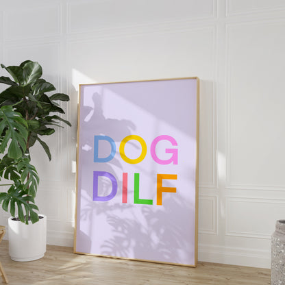 Dog Dilf Print