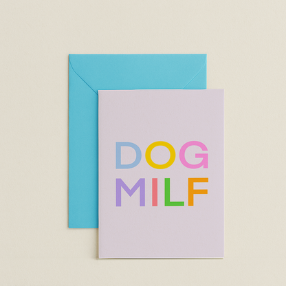 DOG MILF Card