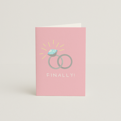 Finally Engaged / Married Card