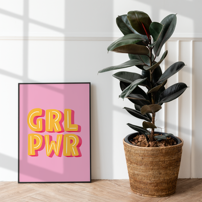 GRL PWR Print