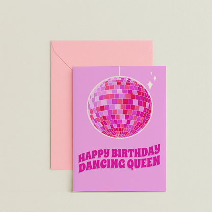 Happy Birthday Dancing Queen Card