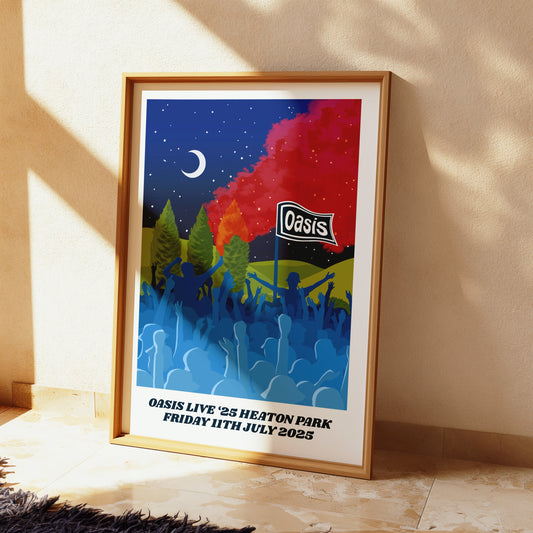 Customisable Heaton Park Oasis Print