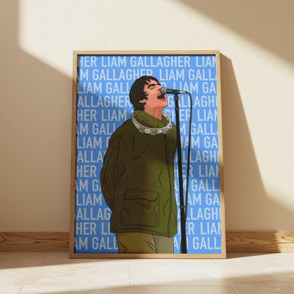 Liam Gallagher Oasis Print