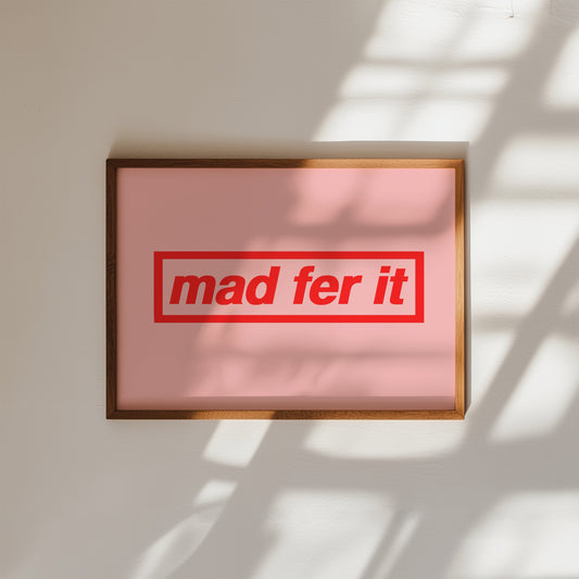 Pink Mad Fer It Oasis Print