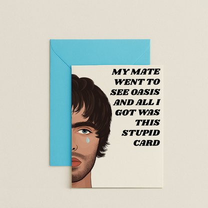 My Mate Saw Oasis Card