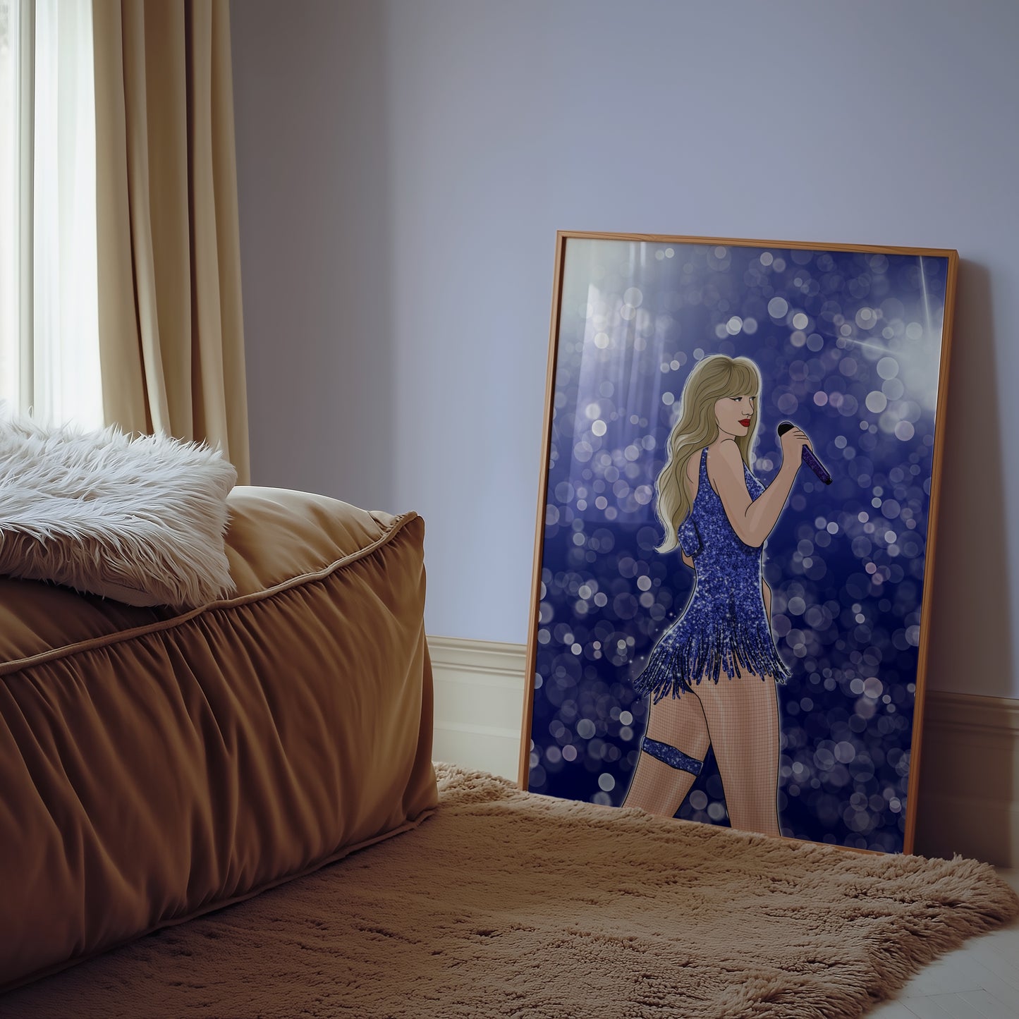 Taylor Swift Midnights Eras Tour Illustrated Print