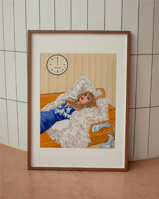Taylor Swift Midnights Illustrated Print