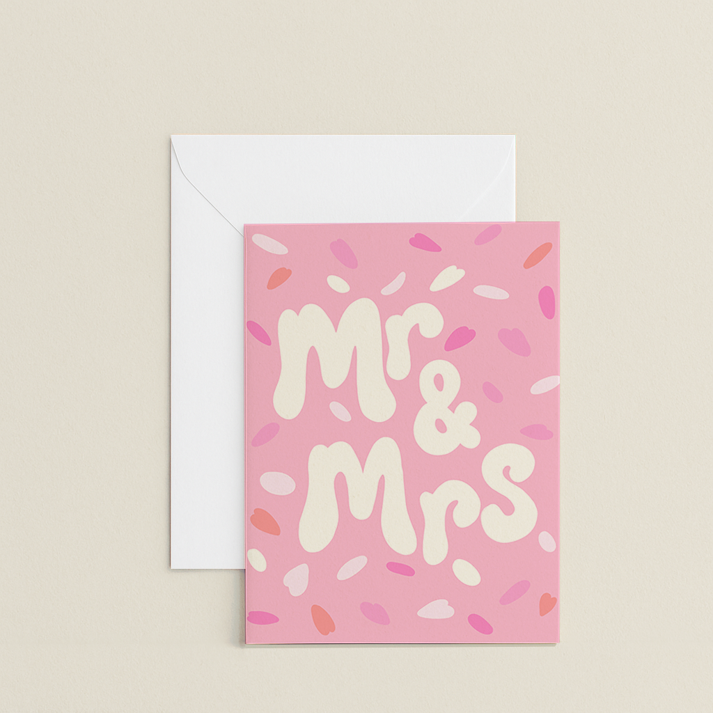Mr & Mrs Card / Marriage Card