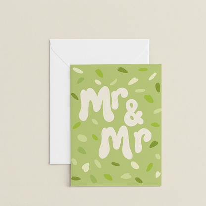Mr & Mr Card / Marriage Card
